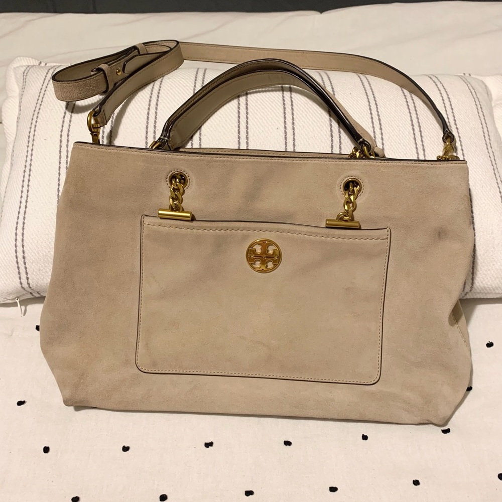 Tory Burch Chelsea Suede Satchel Bag!!
